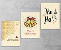 Graspapier-Karten «Weihnachten» 