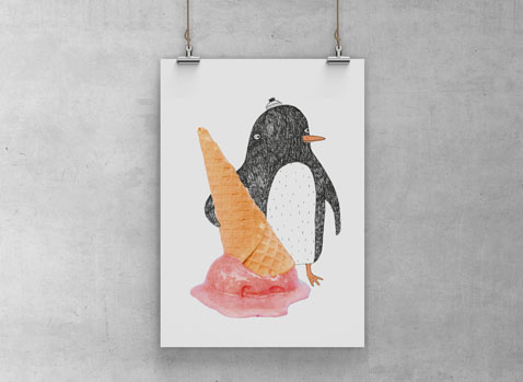 Gelato alla pinguino