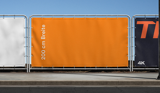 Standard-Banner 200 cm Breite