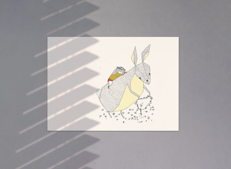 unzertrennlich mit dem Hasen