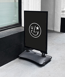 Kundenstopper Outdoor