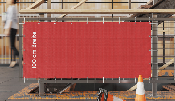 Mesh-Banner 100 cm Breite