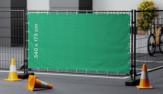 Bauzaun-Banner