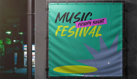 Mesh-Banner Wunschformat